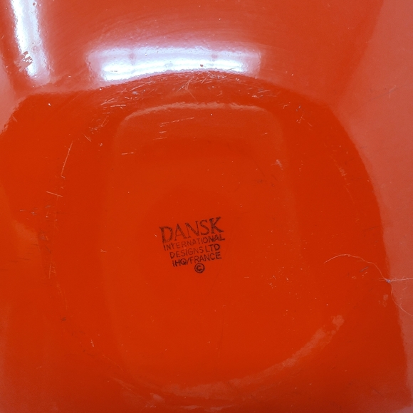 VTG Dansk Kobenstyle Chili Red Paella Pan - Picture 3 of 6